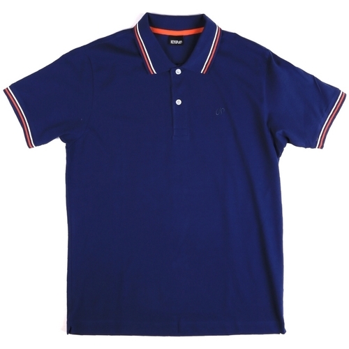 Abbigliamento Uomo T-shirt & Polo Key Up 2Q70G 0001 Blu