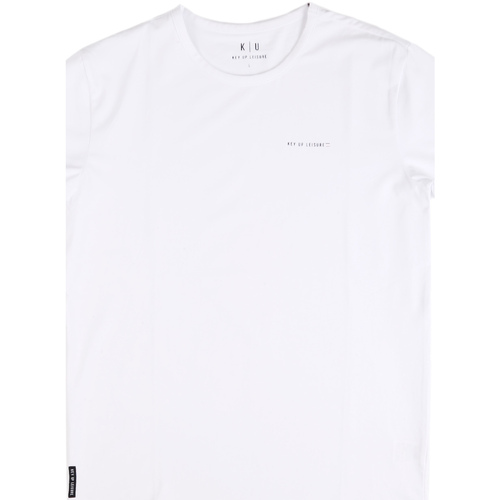 Abbigliamento Uomo T-shirt & Polo Key Up 2G69S 0001 Bianco