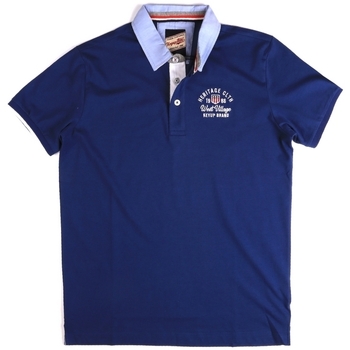 Abbigliamento Uomo T-shirt & Polo Key Up 2G85R 0001 Blu