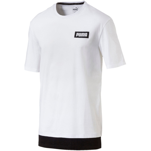 Abbigliamento Unisex bambino T-shirt & Polo Puma 850068 Bianco