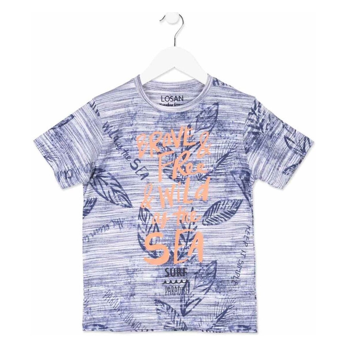 Abbigliamento Unisex bambino T-shirt maniche corte Losan 813-1023AA Blu
