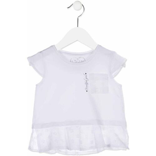 Abbigliamento Unisex bambino T-shirt & Polo Losan 816-1016AD Bianco