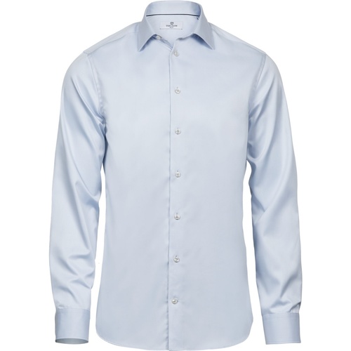 Abbigliamento Uomo Camicie maniche lunghe Tee Jays T4021 Blu