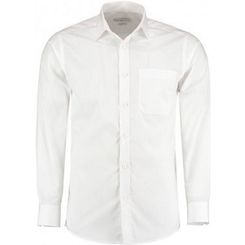 Abbigliamento Uomo Camicie maniche lunghe Kustom Kit K142 Bianco