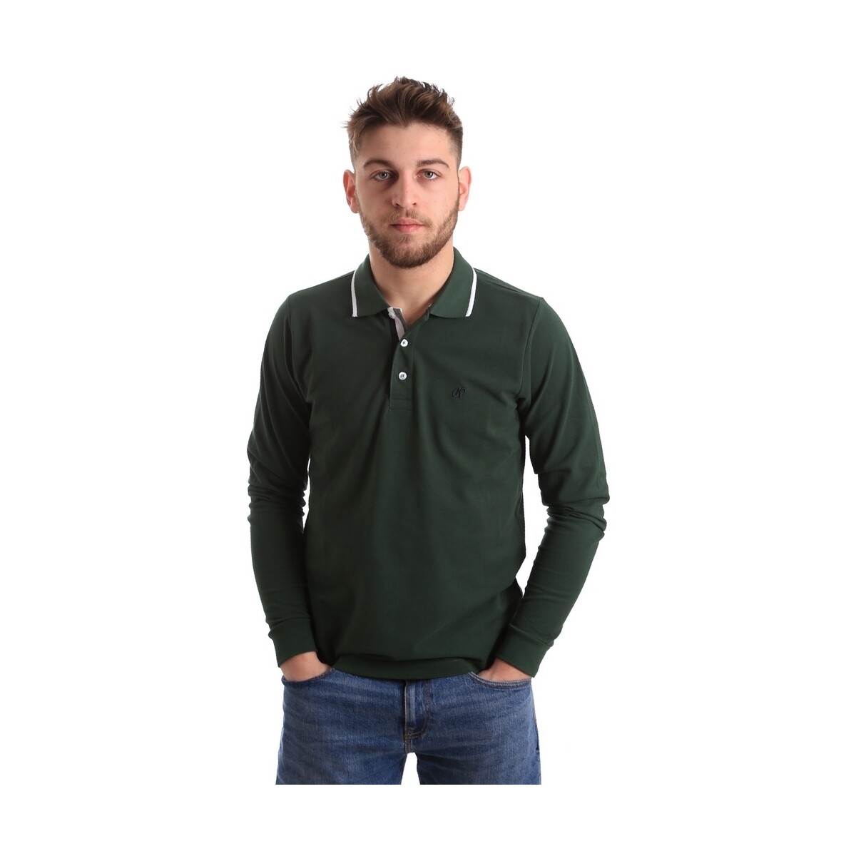 Abbigliamento Uomo T-shirt & Polo Key Up 2L711 0001 Verde