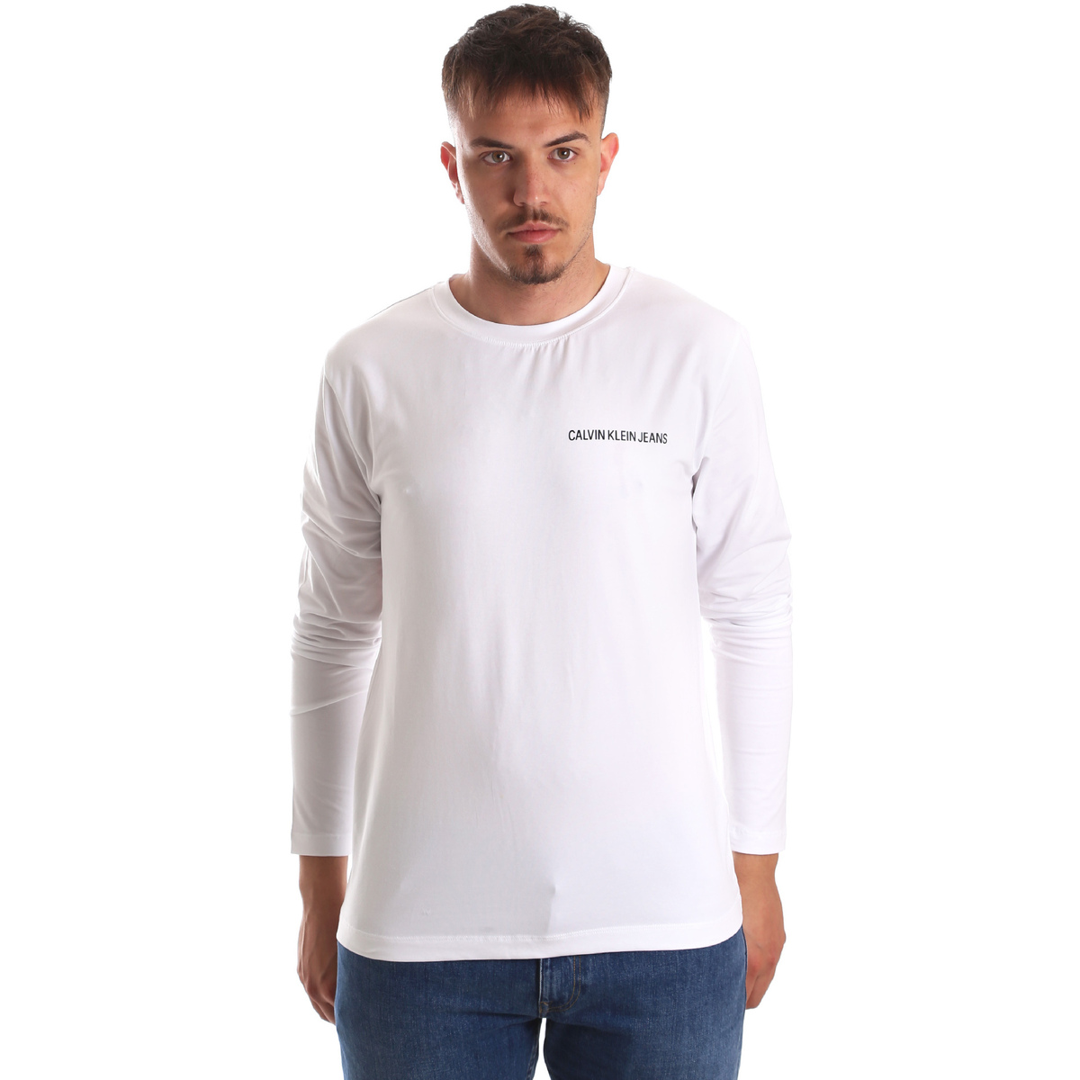 Abbigliamento Uomo T-shirt & Polo Calvin Klein Jeans J30J310489 Bianco