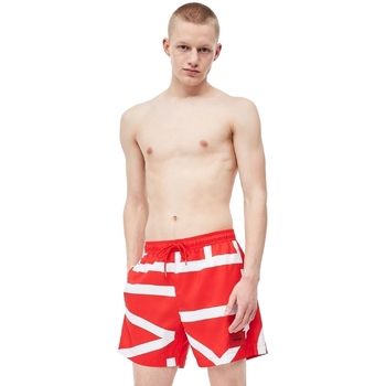 Abbigliamento Uomo Costume / Bermuda da spiaggia Calvin Klein Jeans KM0KM00274 Rosso