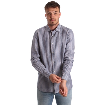 Abbigliamento Uomo Camicie maniche lunghe Antony Morato MMSL00520 FA420069 Blu