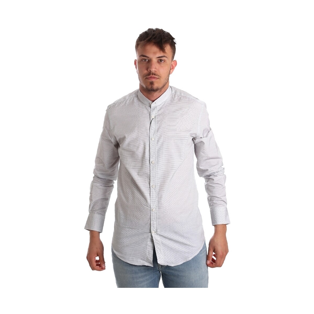 Abbigliamento Uomo Camicie maniche lunghe Antony Morato MMSL00526 FA440024 Bianco