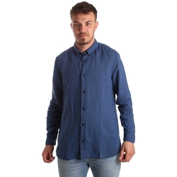 Abbigliamento Uomo Camicie maniche lunghe Antony Morato MMSL00530 FA400051 Blu