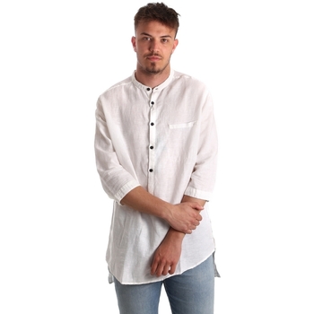 Abbigliamento Uomo Camicie maniche lunghe Antony Morato MMSL00531 FA400051 Bianco
