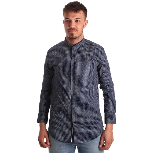 Abbigliamento Uomo Camicie maniche lunghe Antony Morato MMSL00532 FA430370 Blu