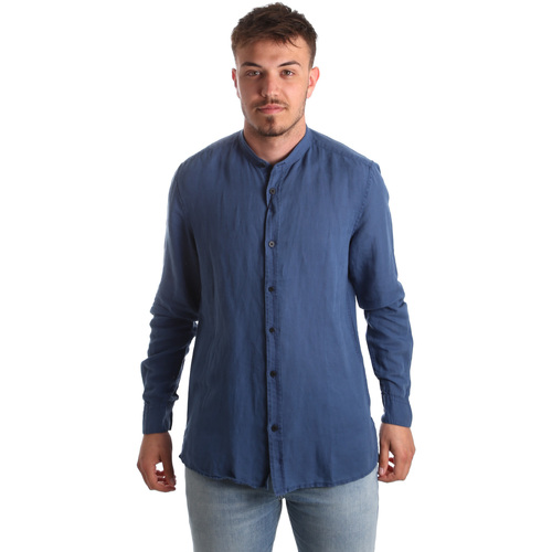Abbigliamento Uomo Camicie maniche lunghe Antony Morato MMSL00547 FA400051 Blu