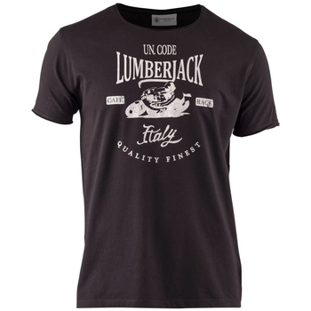 Abbigliamento Uomo T-shirt maniche corte Lumberjack CM60343 002 510 Nero