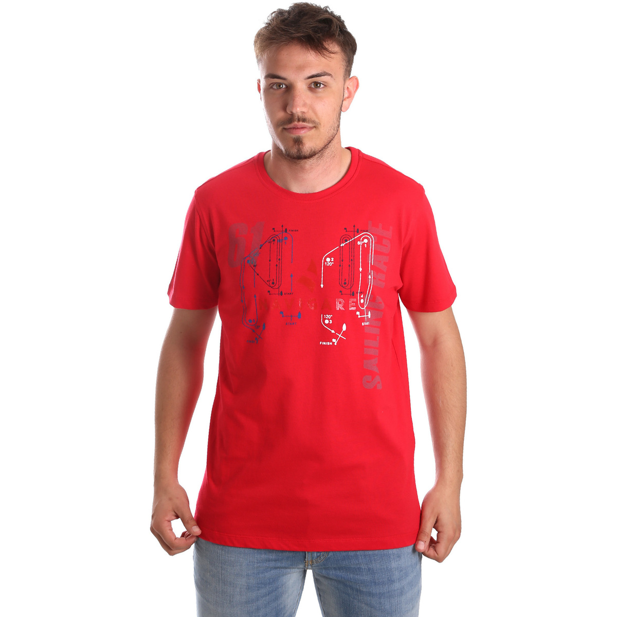 Abbigliamento Uomo T-shirt & Polo Navigare NV31090AD Rosso