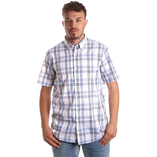 Abbigliamento Uomo Camicie maniche lunghe Navigare NV91057 BD Blu