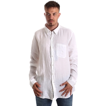 Abbigliamento Uomo Camicie maniche lunghe Navigare NV92067 BD Bianco