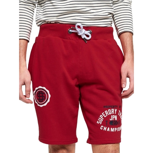 Abbigliamento Uomo Shorts / Bermuda Superdry M71105AT Rosso