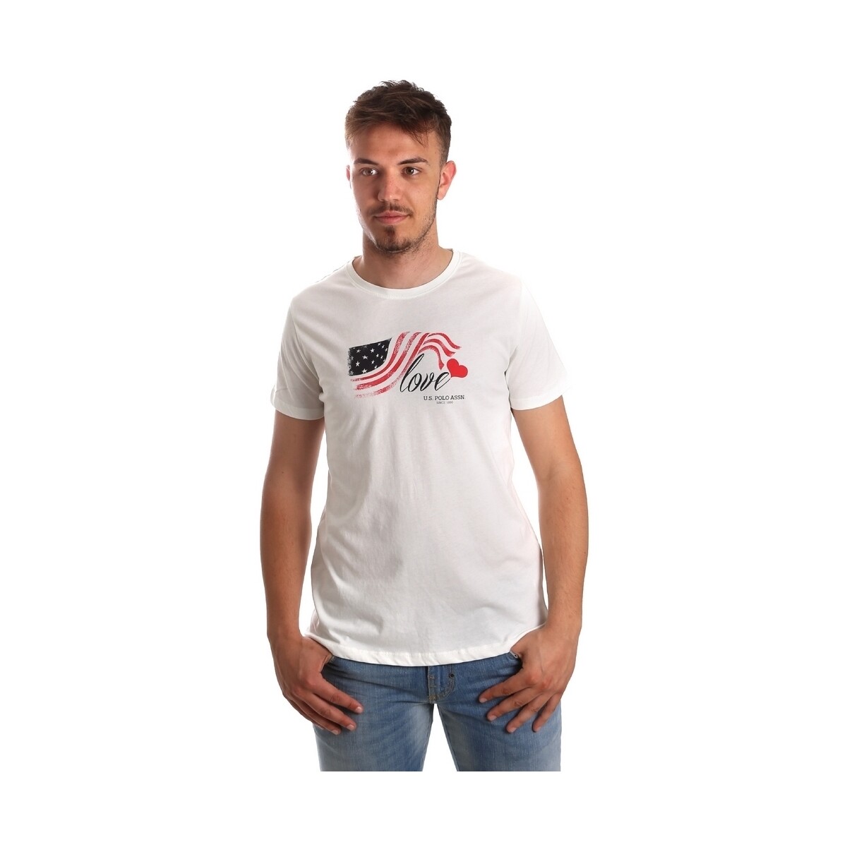 Abbigliamento Uomo T-shirt & Polo U.S Polo Assn. 51520 51655 Bianco