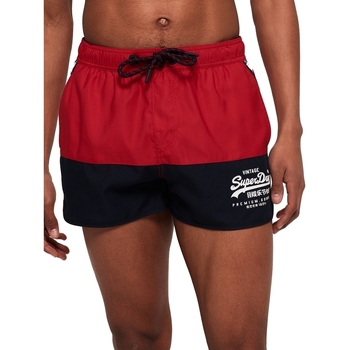 Abbigliamento Uomo Costume / Bermuda da spiaggia Superdry M30013AT Rosso