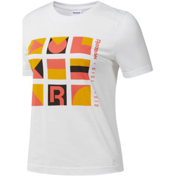 Abbigliamento Donna T-shirt maniche corte Reebok Sport DY9368 Bianco