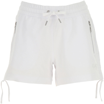 Abbigliamento Donna Shorts / Bermuda Ea7 Emporio Armani 3GTS52 TJ31Z Bianco
