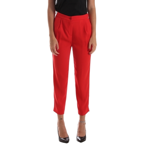 Abbigliamento Donna Pantaloni Byblos Blu 2WP0002 TE0012 Rosso
