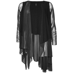 Abbigliamento Donna Gilet / Cardigan Smash S1953411 Nero