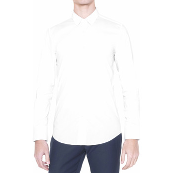 Abbigliamento Uomo Camicie maniche lunghe Antony Morato MMSL00375 FA450001 Bianco