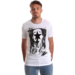 Abbigliamento Uomo T-shirt maniche corte Gaudi 921FU64002 Bianco