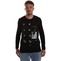 Abbigliamento Uomo T-shirts a maniche lunghe Gaudi 921FU64014 Nero