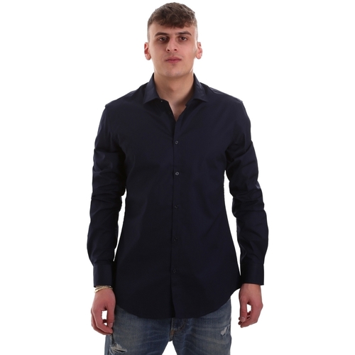 Abbigliamento Uomo Camicie maniche lunghe Gaudi 921BU45001 Blu