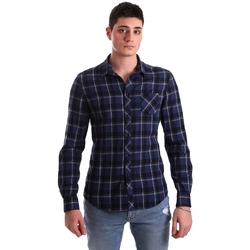 Abbigliamento Uomo Camicie maniche lunghe Gaudi 921BU45006 Blu