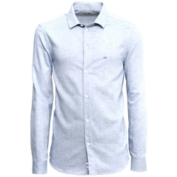 Abbigliamento Uomo Camicie maniche lunghe NeroGiardini A973180U Blu