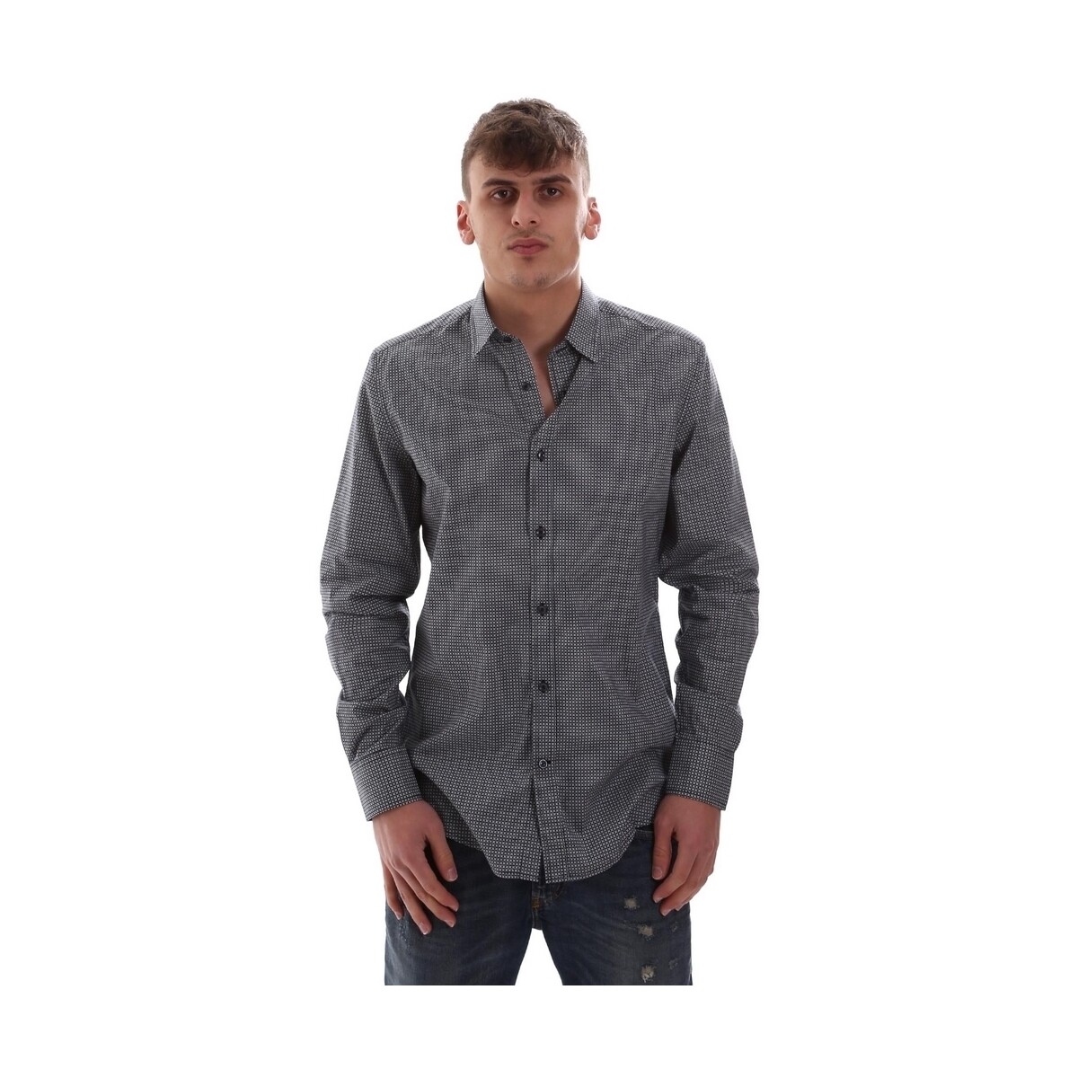 Abbigliamento Uomo Camicie maniche lunghe Antony Morato MMSL00574 FA430158 Blu