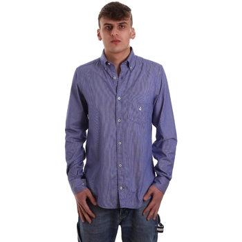 Abbigliamento Uomo Camicie maniche lunghe Navigare NV91068 BD Blu