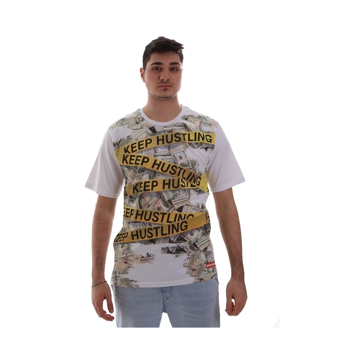 Abbigliamento Uomo T-shirt & Polo Sprayground SP017S Bianco