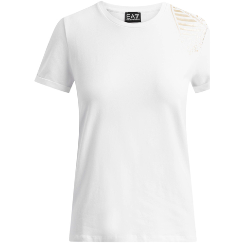 Abbigliamento Donna T-shirt & Polo Ea7 Emporio Armani 6GTT07 TJ12Z Bianco