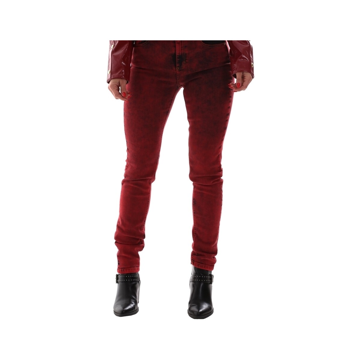 Abbigliamento Donna Jeans Versace A1HUB0Y0APW48537 Rosso
