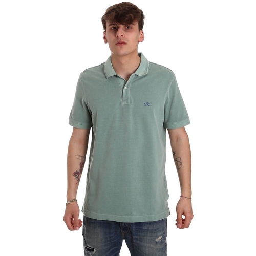 Abbigliamento Uomo T-shirt & Polo Calvin Klein Jeans K10K105193 Verde
