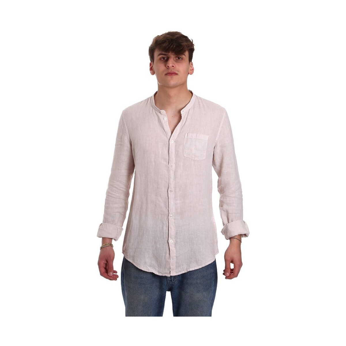 Abbigliamento Uomo Camicie maniche lunghe Gaudi 011BU45001 Beige