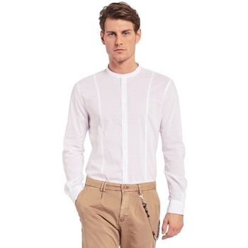 Abbigliamento Uomo Camicie maniche lunghe Gaudi 011BU45031 Bianco
