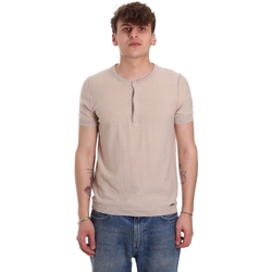 Abbigliamento Uomo T-shirt & Polo Gaudi 011BU53007 Beige