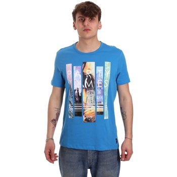 Abbigliamento Uomo T-shirt maniche corte Gaudi 011BU64028 Blu