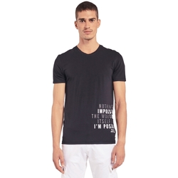 Abbigliamento Uomo T-shirt & Polo Gaudi 011BU64071 Nero
