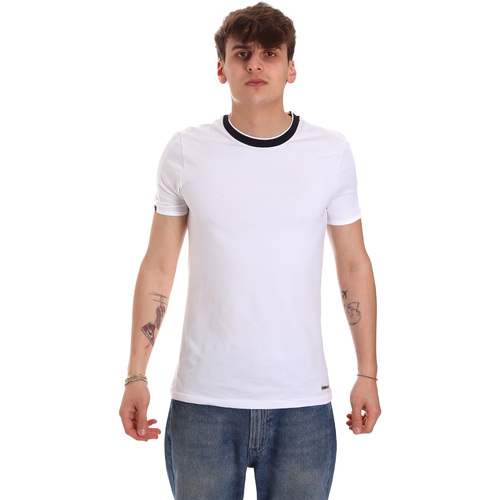 Abbigliamento Uomo T-shirt & Polo Gaudi 011BU64087 Bianco