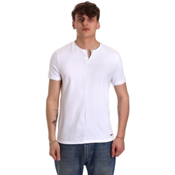 Abbigliamento Uomo T-shirt maniche corte Gaudi 011BU64094 Bianco