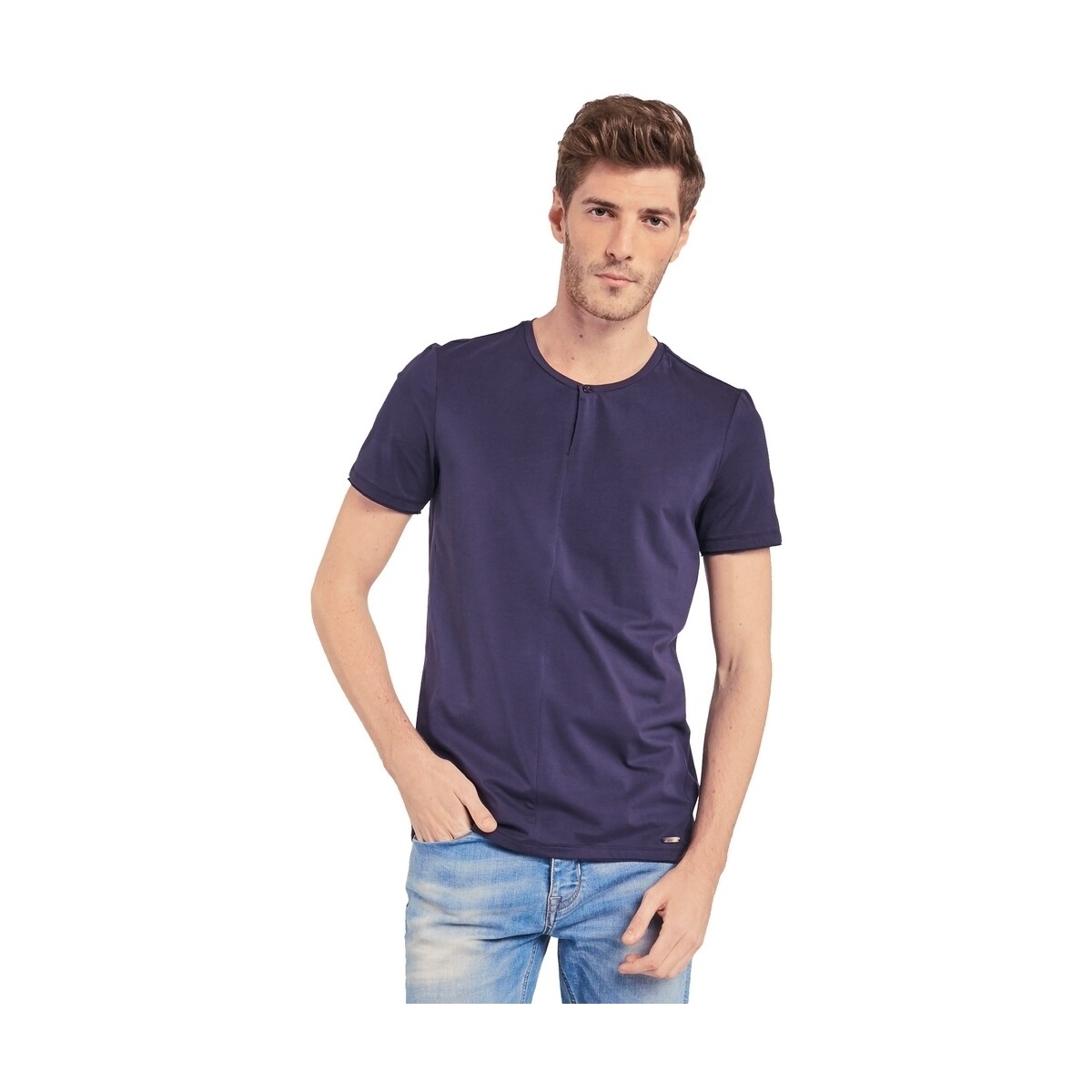 Abbigliamento Uomo T-shirt & Polo Gaudi 011BU64094 Blu