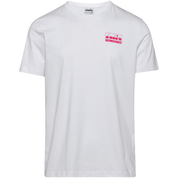 Abbigliamento Uomo T-shirt & Polo Diadora 502175837 Bianco