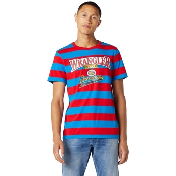 Abbigliamento Uomo T-shirt & Polo Wrangler W7E1FKXKL Blu